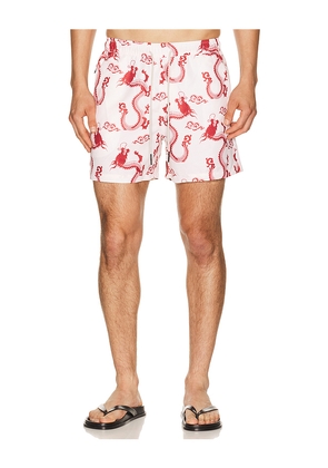 OAS Nimbus Swim Shorts in Red. Size S. Also in L, M, XL/1X.