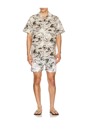 OAS Rogue Cuba Shirt in Cream. Size S. Also in L, M, XL/1X.
