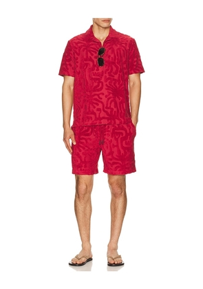 OAS Porto Shorts in Red. Size S. Also in M, L, XL/1X.