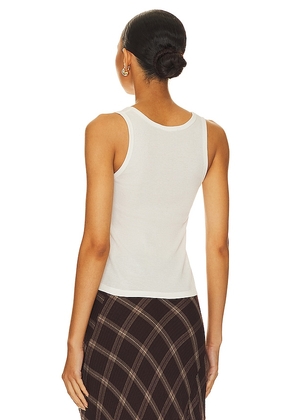 The Laundry Room Rodeo Queen Rib Tank in White. Size XS. Also in S, XL.