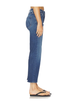 MOTHER The Mid Rise Rambler Zip Ankle Jeans in Blue. Size 23. Also in 24, 25, 26, 27, 28, 29, 30, 33, 34.