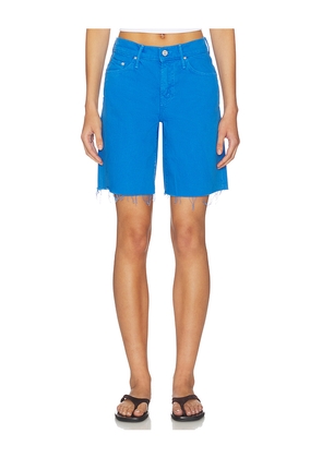 MOTHER The Down Low Undercover Short Fray in Royal. Size 23. Also in 24, 25, 26, 27, 28, 29, 30, 31, 32, 33, 34.