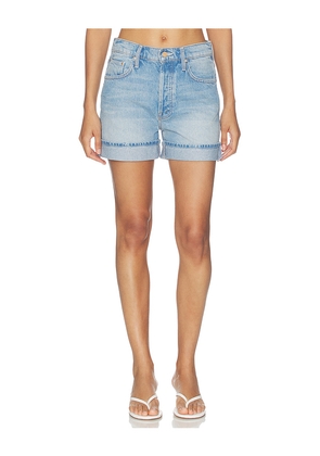 MOTHER Culotte Cuffed Short in Blue. Size 23. Also in 24, 25, 26, 27, 28, 29, 30, 31, 32, 33, 34.