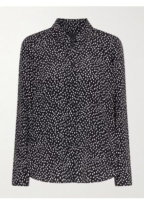 Nili Lotan - Gaia Silk Crepe De Chine Shirt - Black - x small,small,medium,large,x large