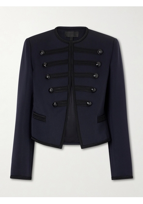 Nili Lotan - Blondie Wool-gabardine Jacket - Blue - x small,small,medium,large