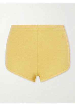 ÉTERNE - Cotton-jersey Shorts - Yellow - x small,small,medium,large,x large