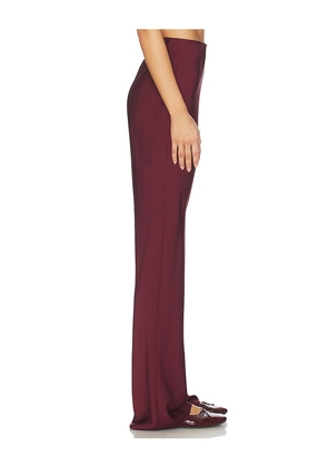 SRG Lennon Silk Pant in Burgundy. Size XS. Also in XXS.