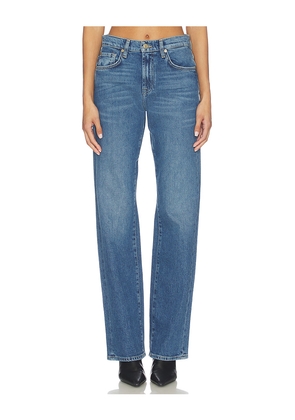 7 For All Mankind Tess Trouser Jeans in Blue. Size 26. Also in 24, 25, 27, 28.