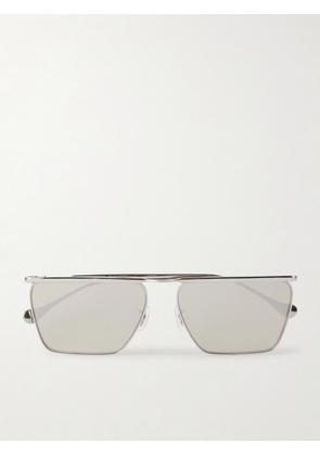 Oliver Peoples - + Jil Sander Aviator-style Silver-tone Sunglasses - One size