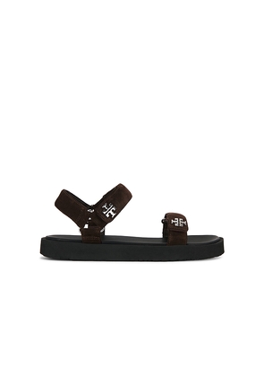 Tory Burch Kira Ultralight Sandal in Brown. Size 6.5. Also in 7, 7.5, 8, 8.5, 9, 9.5, 10, 6.