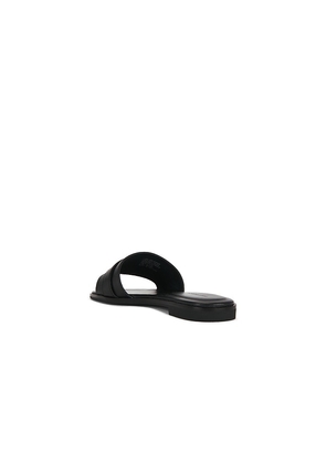 Tory Burch Romy Slide in Black. Size 6. Also in 7, 7.5, 9, 9.5, 10.