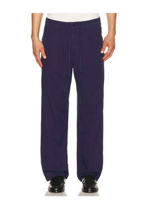 Polo Ralph Lauren Featherweight Twill Prepster Easy Pleated Pant in Navy. Size S. Also in M, L, XL/1X, XXL/2X.
