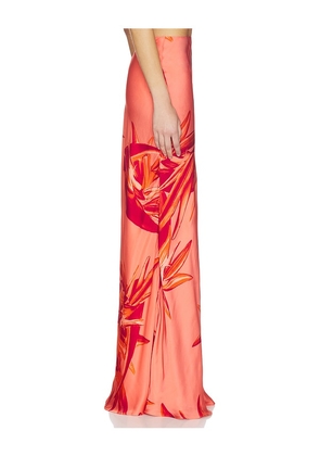 ROCOCO SAND Maxi Skirt in Orange. Size S. Also in XXS, XS, M, L, XL, XXL.