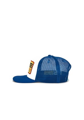 Sendero Provisions Co. Sendero Automotive Trucker Hat in Blue.