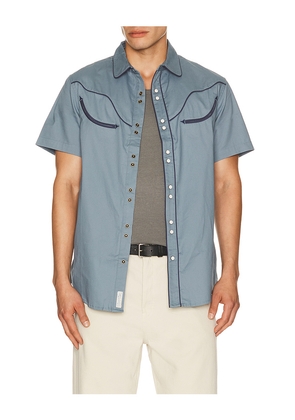 Sendero Provisions Co. The Prescott Western Shirt in Navy. Size S. Also in M, L, XL/1X.