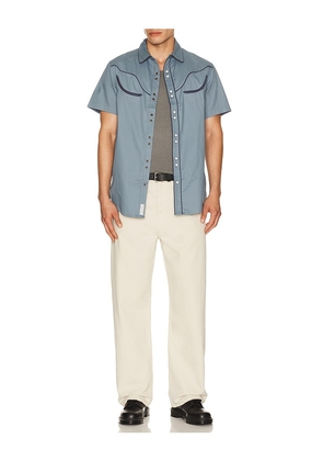 Sendero Provisions Co. The Prescott Western Shirt in Navy. Size S. Also in L, M, XL/1X.