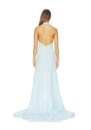 Sonya Moda Noorah Gown in Blue. Size S. Also in XS, M, XL.