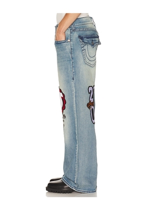 True Religion Patch Vinny Flap Jeans in Blue. Size 30. Also in 32, 33, 34, 36.