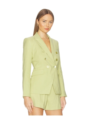Veronica Beard Miller Dickey Jacket in Green. Size 00. Also in 0, 2, 4, 6, 8, 12.