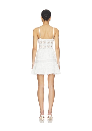Waimari Amarelle Mini Dress in White. Size XS. Also in M.
