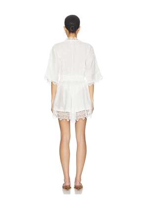 Waimari Gabriella Mini Dress in White. Size XS. Also in S, M.