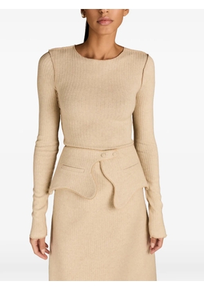 MARK-OFF York peplum belt - Neutrals