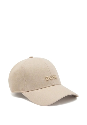 BOSS Zed logo-embroidered baseball cap - Neutrals