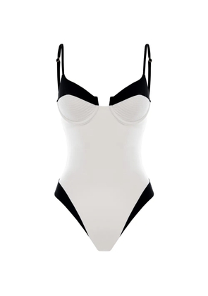 Noire Swimwear one-piece swimsuit - White