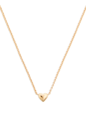 Astrid & Miyu heart-pendant rolo-chain necklace - Gold