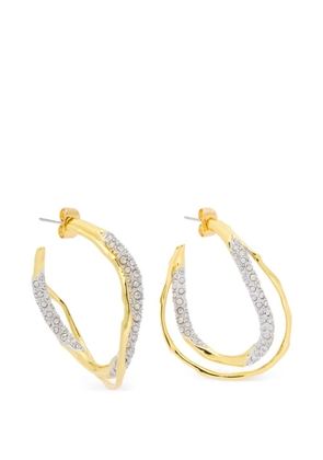 Alexis Bittar Solanales twist hoop earrings - Gold
