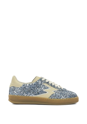MOA CONCEPT embellished leather sneakers - Blue