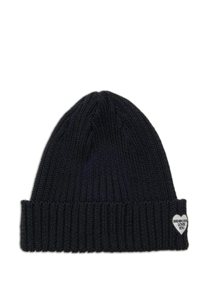 Undercover ribbed-knit beanie hat - Black