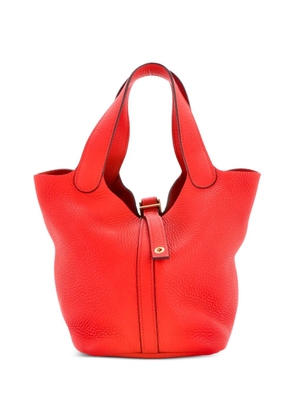 Hermès Pre-Owned Picotin Lock Bag Clemence PM bucket bag - Red