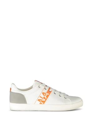 Napapijri logo-print sneakers - White