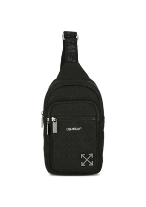 Off-White monogram messenger bag - Black