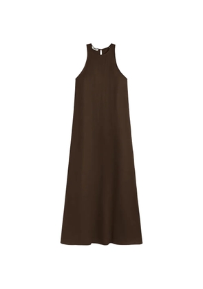 Ecoalf Ukara sleeveless linen dress - Brown