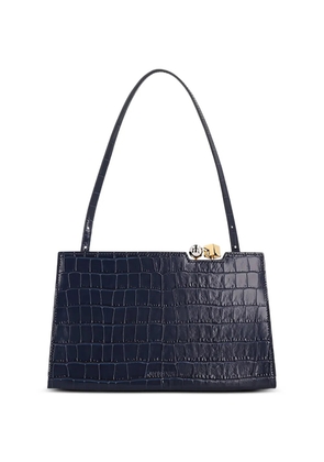 Jacquemus Le Salon croc-effect shoulder bag - Blue