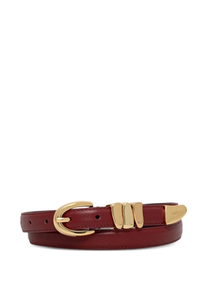 GUESS USA buckle belt - Red
