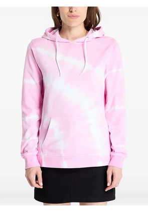 Urban Classics tie-dye long-sleeve hoodie - Pink
