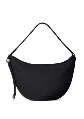 Calvin Klein logo-print shoulder bag - Black