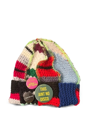 Better with Age Nani's Bespoke Chapeau patchwork beanie hat - Multicolour