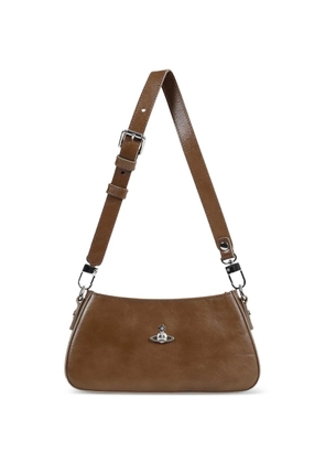 Vivienne Westwood Tasha Orb-plaque shoulder bag - Brown