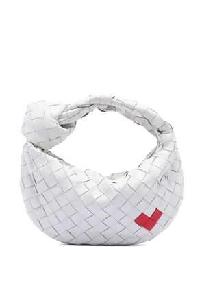 Bottega Veneta Pre-Owned 2012-2026 Mini Nappa Intrecciato Heart Jodie hobo bag - White