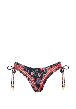 Del Maar Anentai floral-crochet bikini bottoms - Blue