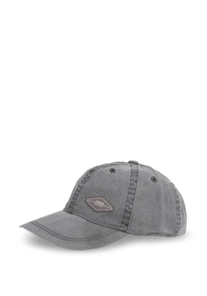 Armani Exchange logo-patch baseball cap - Grey