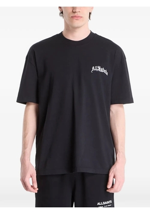 AllSaints logo-print short-sleeve T-shirt - Black