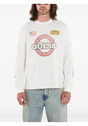 GUESS USA Originals Cn Ls Int Race T-shirt - Neutrals