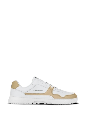 Barebarics Zing panelled perforated barefoot sneakers - White