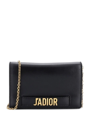 Christian Dior Pre-Owned J'Adior Wallet on Chain Leather crossbody bag - Black