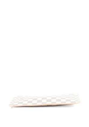 Louis Vuitton Pre-Owned Neverfull Pochette Damier Large pouch - White